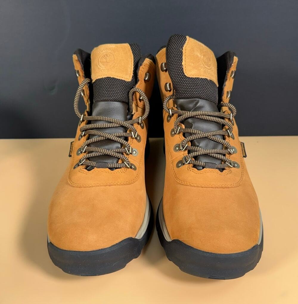 Timberland White Ledge Waterproof Mid Hiker Wheat Nubuck Men's 13 NIB